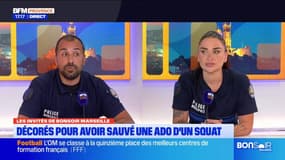 Deux policiers municipaux décorés à Marseille après avoir sauvé une adolescente d'un squat
