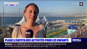 Nice: des activités pour les enfants proposées à la plage Li Rateta