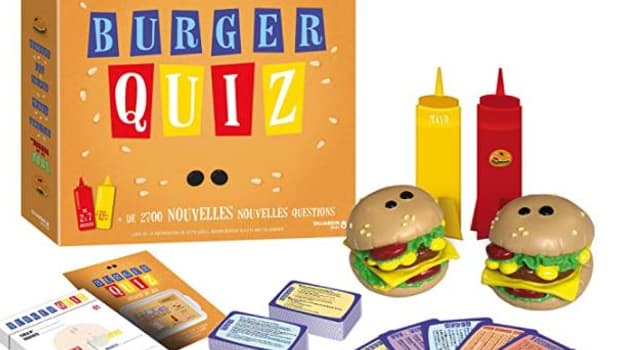 Le jeu de société Burger Quiz.