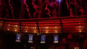 Le Hall of Fame de l'équipe de France inauguré au Stade de France lors de France-Croatoe (2-0, 5 t.a.b. 4, Ligue des Nations), le 23 mars 2025