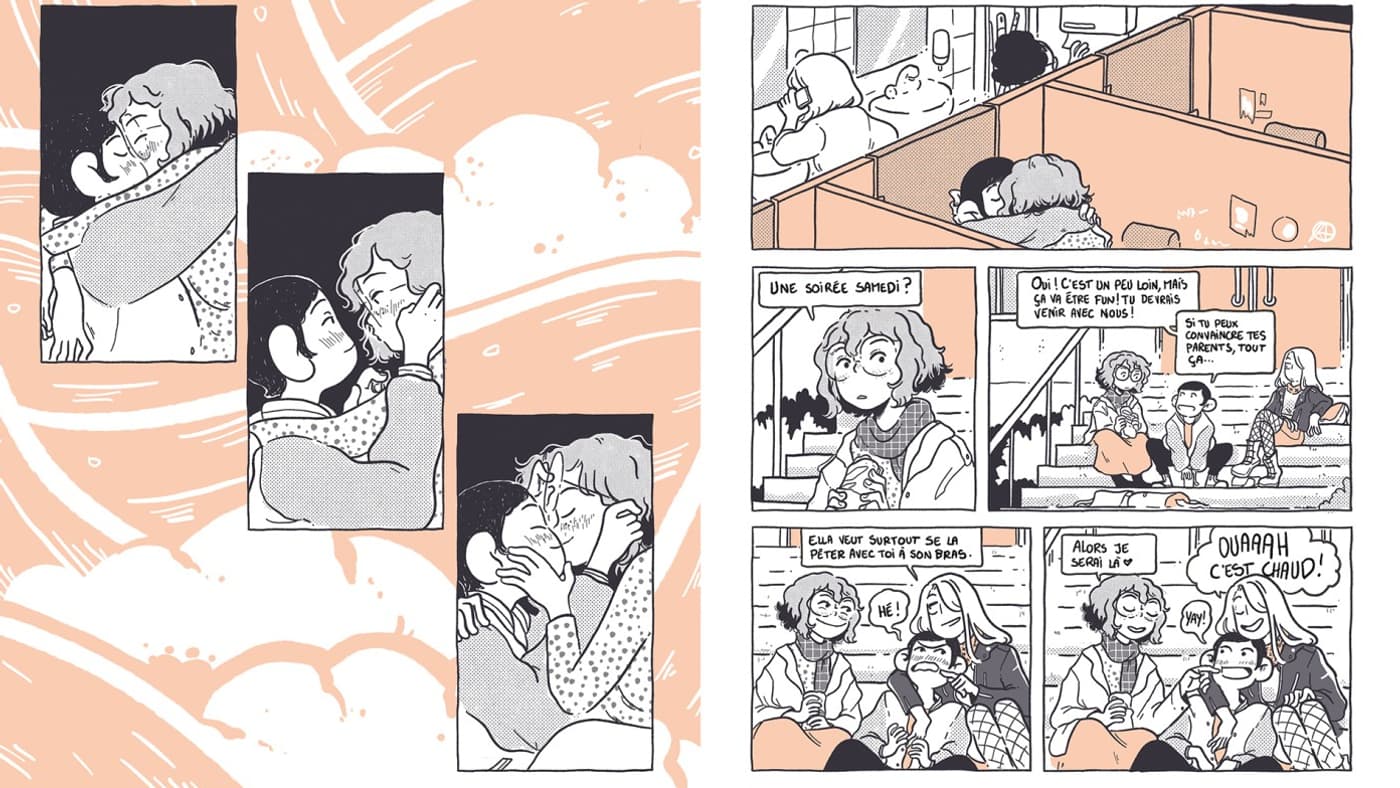 Un extrait de la BD "Voleuse" de Lucie Bryon