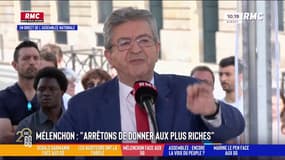 Mélenchon : "Le peuple français n'est pas un ramassis d'égoïstes."