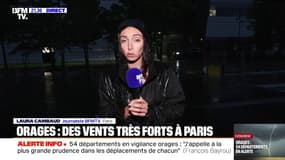 Orages: à Paris, les premiers dégâts après les fortes pluies,des grêlons de plus de 6 cm en Nouvelle-Aquitaine  