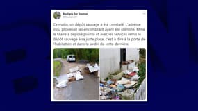 Un dépôt sauvage a été identifié ce matin dans une commune de l'Essonne