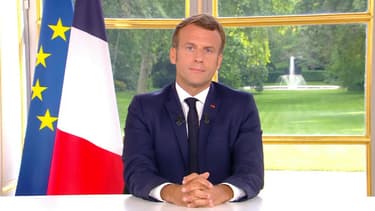 Emmanuel Macron le 14 juin 2020