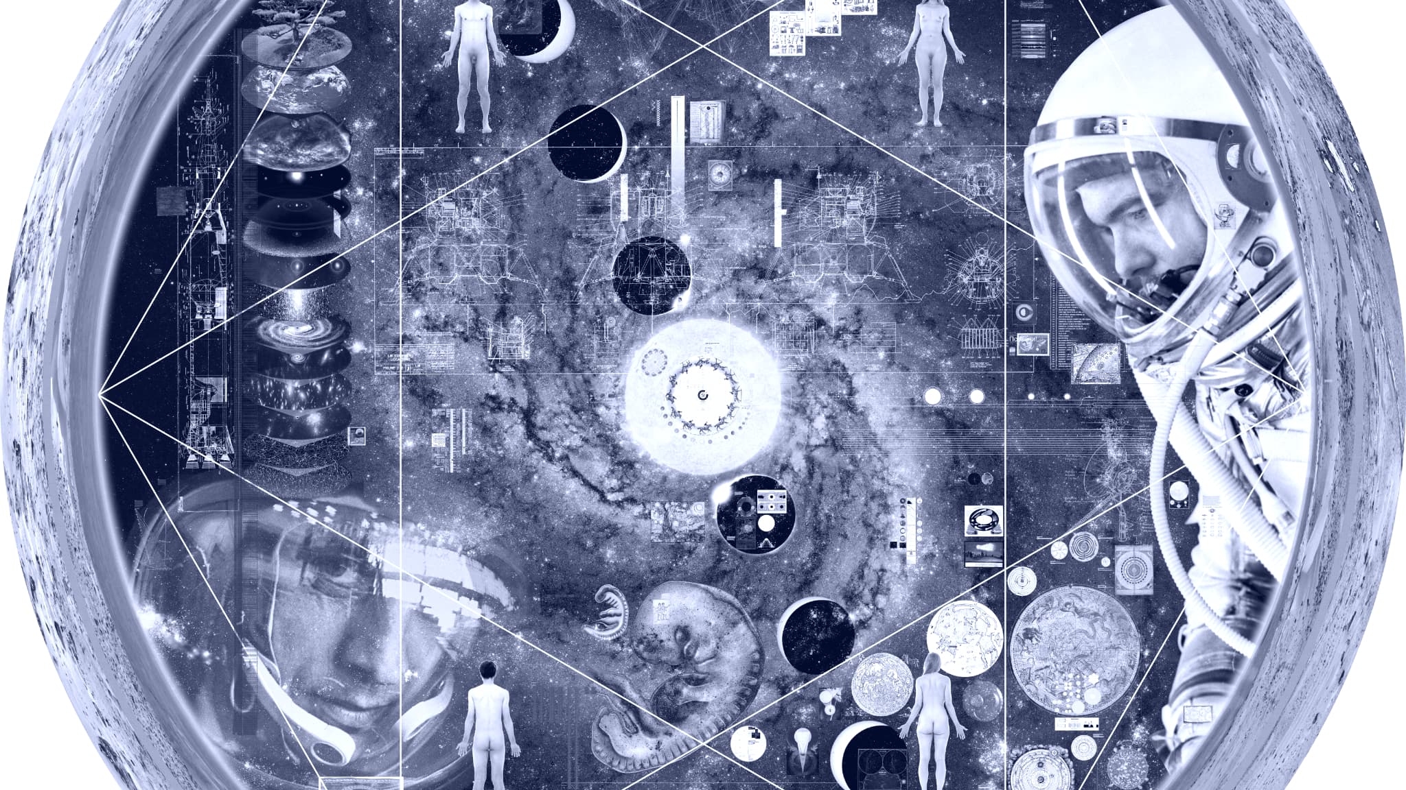 Le disque "Espace" du projet Sanctuary on the Moon.