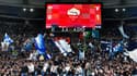 Les supporters de la Lazio ont entonné des chants antisémites lors du derby romain remporté 1-0 contre l'AS Roma le 6 novembre.