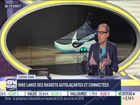 Anthony Morel: Nike lance des baskets autolaçantes et connectées - 21/01