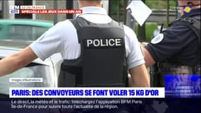 Paris: des convoyeurs se font voler 15 kg d'or