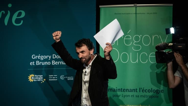 L'écologiste Grégory Doucet remporte la mairie de Lyon au deuxième tour des municipales, le 28 juin 2020 