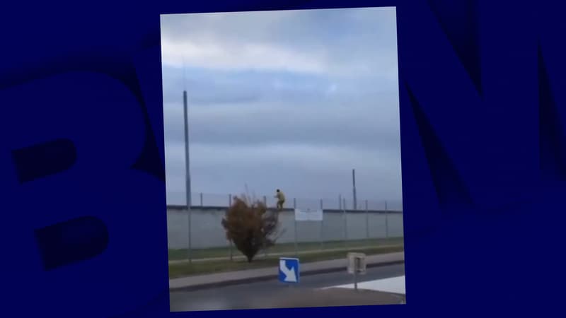 Un membre des Daltons a escaladé ce dimanche le grillage de la prison de Lyon-Corbas.