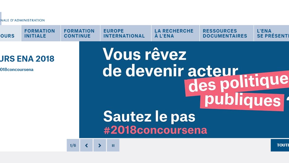 La campagne de "pub" de l'ENA