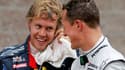 Michael Schumacher et Sebastian Vettel