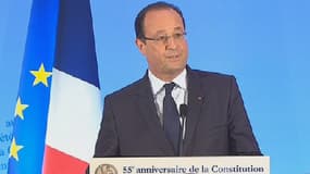 François Hollande au Conseil constitutionnel, le 3 octobre.