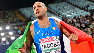 Le sprinteur italien Marcell Jacobs, à Munich le 16 août 2022