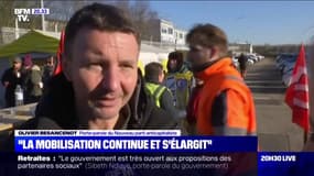 Olivier Besancenot sur la grève: "la mobilisation continue et s'élargit" 