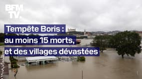 Tempête Boris: au moins 15 morts et des villages dévastés 