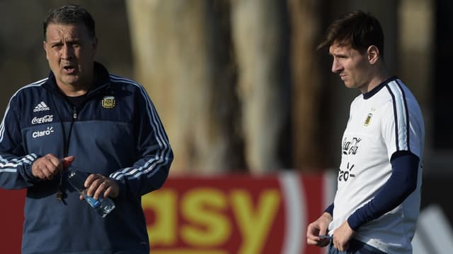 Gerardo Martino et Lionel Messi