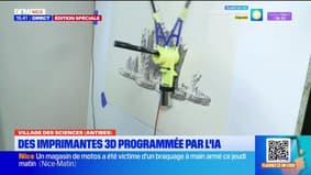 Village des sciences à Antibes : des imprimantes 3D programmée par l'IA