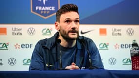 Hugo Lloris en conférence de presse