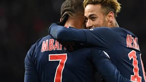 Neymar et Mbappé (PSG)