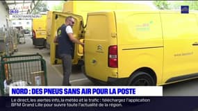 Nord: des pneus sans air testés par La Poste