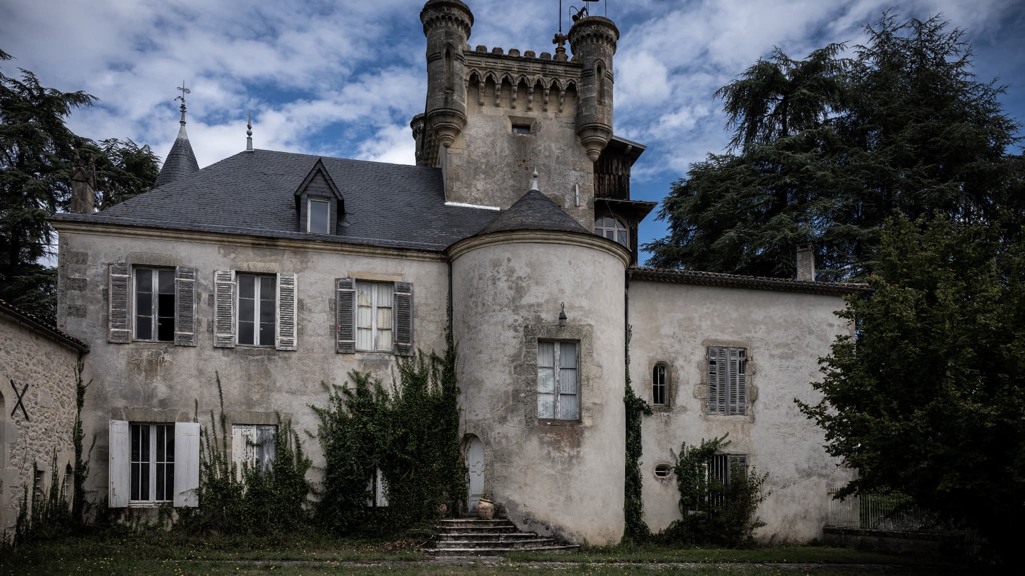 Tirage D'Époque Vintage - Château De Buron, France - Circa 1880 - Format 11,5x16 Cm - Original