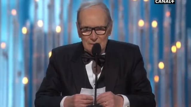Ennio Morricone remporte son premier Oscar Ennio Morricone remporte son premier Oscar