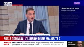 Crise politique: "Pour éviter la dissolution, il faut un socle le plus large possible de soutiens" au gouvernement de Sébastien Lecornu, déclare Laurent Saint-Martin, ancien ministre chargé du Commerce extérieur