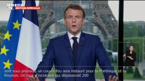Emmanuel Macron annonce le retour de l'état d'urgence sanitaire et du couvre-feu pour la Martinique et la Réunion