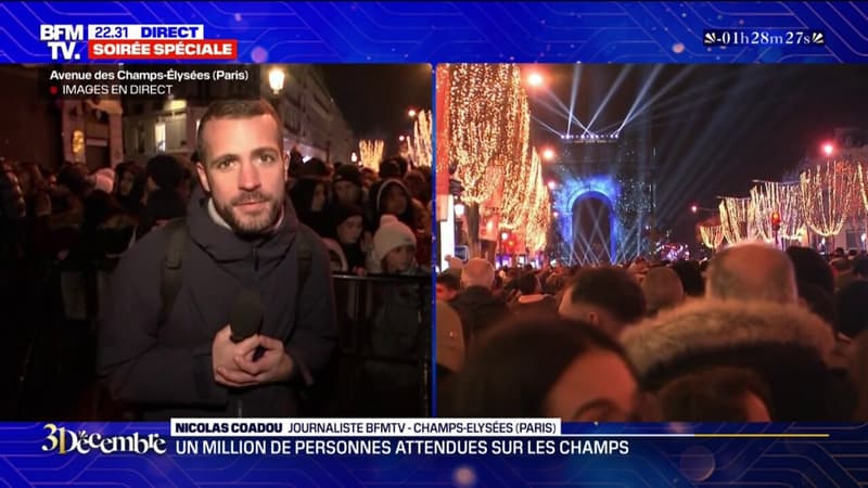 1 million de personnes sont attendues sur l'avenue des Champs-Élysées pour le passage à l'année 2024