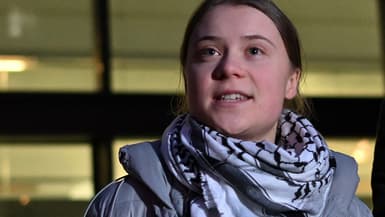 Greta Thunberg à Londres le 1er février 2024 