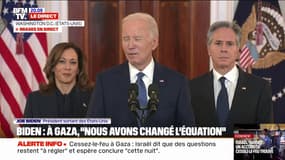 Accord de trêve à Gaza: "Nous avons vraiment changé l'équation", affirme Joe Biden