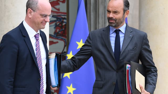 Jean-Michel Blanquer et Edouard Philippe.