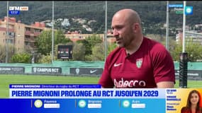 RC Toulon: Pierre Mignoni "heureux" et "fier" de sa prolongation jusqu'en 2029