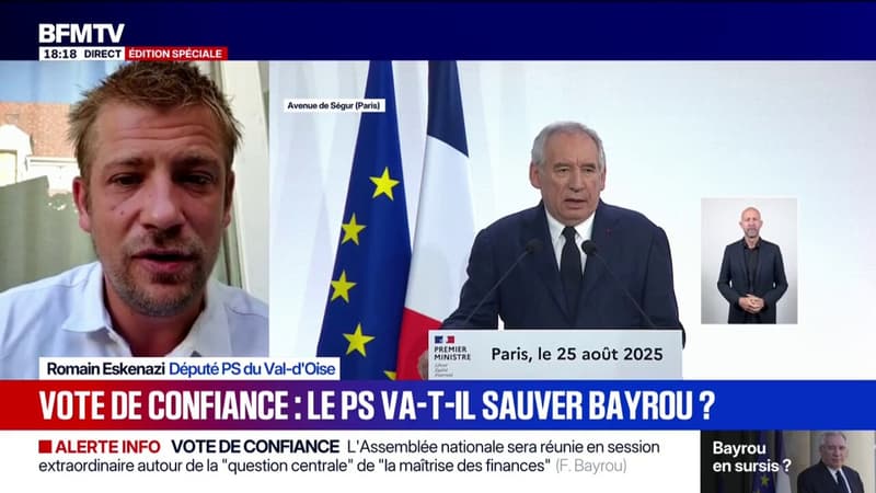 Vote de confiance du 8 septembre: 