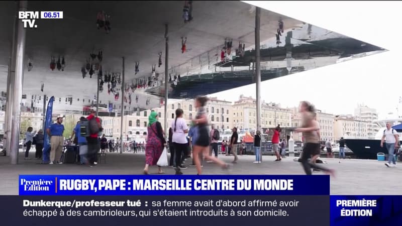 Mondial de rugby, visite du pape: les touristes affluent à Marseille