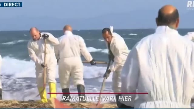 Pétrole sur les plages de la Côte d'Azur: des maires ont porté plainte