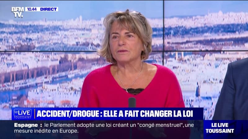 Drogue au volant: la mère d'une victime estime que "les lois existent pour sanctionner, mais les magistrats ne les appliquent pas"