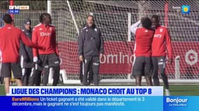 Ligue des champions: Monaco veut croire au top 8