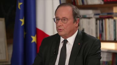 François Hollande lors d'un entretien à BFMTV, ce dimanche 14 septembre 2025.