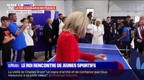 Le match de ping-pong entre la reine Camilla et Brigitte Macron