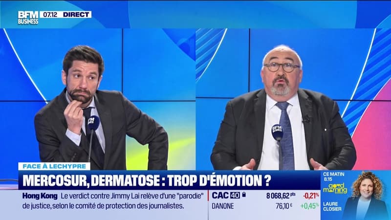 Emmanuel Lechypre face à Jean-Marc Daniel : Mercosur, dermatose, trop d'émotion ? - 15/12