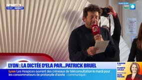 Lyon: le chanteur Patrick Bruel a lu la dictée d'ELA à des lycéens