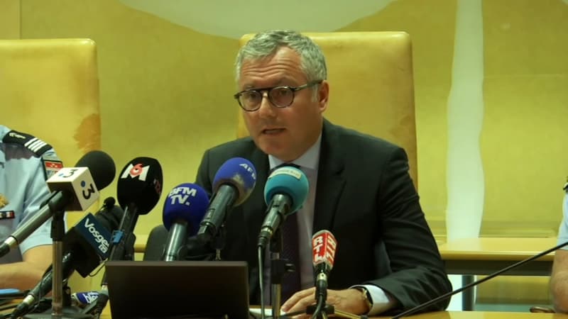 Le procureur de la République d'Épinal (Vosges) Éric Nahon le 28 août 2023.