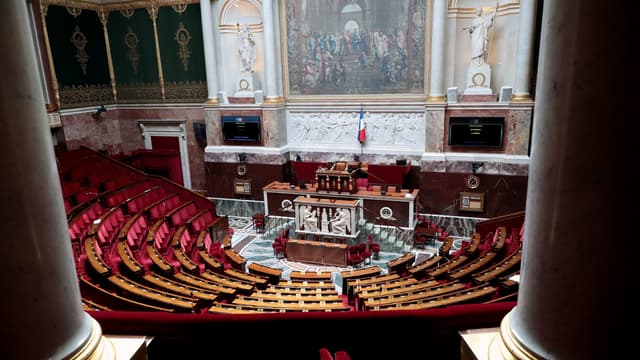 L'hémicycle de l'Assemblée nationale, le 19 mai 2020.