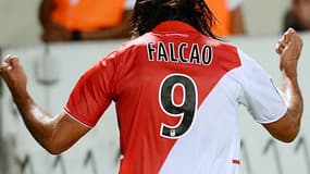 Radamel Falcao après son premier but en L1