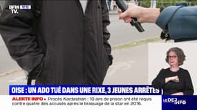 Adolescent tué à Nogent-sur-Oise: "Normalement, il n'est pas dans les embrouilles", témoigne un ami de la victime