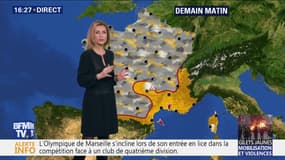 La météo pour ce lundi 7 janvier 2019