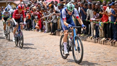 Paul Seixas lors des Mondiaux de cyclisme au Rwanda, le 28/09/2025